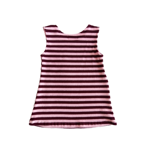 Vestito Estivo Senza Maniche a Righe in Spugna di <span class=keywords><strong>Cotone</strong></span> per Bambina, Personalizzabile, per Neonati e Bambini Piccoli - Offerta Speciale - Product Image 5