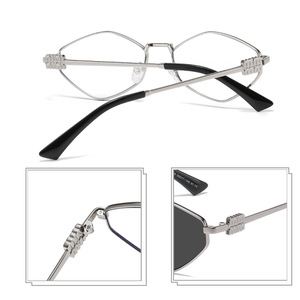 2025 personnalisé unisexe mode Pc lentille hommes tendance <span class=keywords><strong>dégradé</strong></span> métal nuances bleu <span class=keywords><strong>photochromique</strong></span> lunettes de soleil - Product Image 4