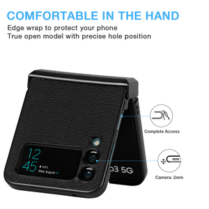 Nhà Máy Giá Tốt Nhất Biểu Tượng Tùy Chỉnh Gấp Trường Hợp Điện Thoại Cho Samsung <span class=keywords><strong>Galaxy</strong></span> Z Lật <span class=keywords><strong>3</strong></span> 5G Gấp Trường Hợp Điện Thoại Bán Buôn - Product Image 4