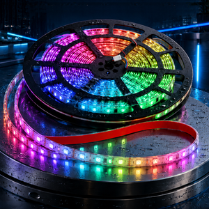 IP67 Waterproof RGB LED Strip Light SMD 5050 Remote Control Christmas Tree New Year Decor Light Strings For Indoor Outdoor Lamp - Product Image 1