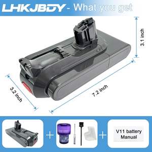 Batería de Repuesto de Alta Potencia y Confiabilidad Estilo <span class=keywords><strong>V11</strong></span> para Aspiradora Inalámbrica <span class=keywords><strong>Dyson</strong></span> <span class=keywords><strong>V11</strong></span> - Product Image 2