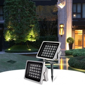 ไฟสปอร์ตไลท์ LED กันน้ำทรงสี่เหลี่ยม 6-100W RGB สำหรับตกแต่งภูมิทัศน์ ต้นไม้ สวน สะพาน สนามกีฬา อาคารภายนอก - Product Image 1
