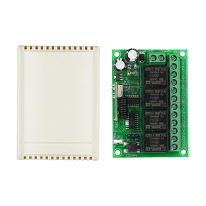 מתגי שלט רחוק DC12V 4 ערוצים עם קוד למידה שלט רחוק אלחוטי RF 4 ערוצים למרחקים ארוכים דלתות וחלונות - Product Image 3