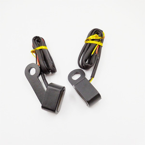 <span class=keywords><strong>Mini</strong></span> Luz de Conducción Doble Adecuada para Manillar de <span class=keywords><strong>Harley</strong></span> Glide Softail con Intermitentes LED - Product Image 3