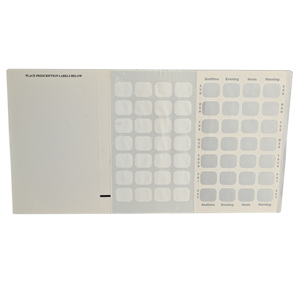 Plateau d'emballage sous blister de pilules de capsule médicale jetable à trois volets carte de sceau à froid de 7 jours pour une utilisation en <span class=keywords><strong>pharmacie</strong></span> pendant 7 jours de stockage - Product Image 2