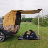 Tettoia per camion attrezzatura da campeggio tenda posteriore per auto retrattile impermeabile tenda da sole per esterni a guida autonoma tenda posteriore per bagagliaio suv