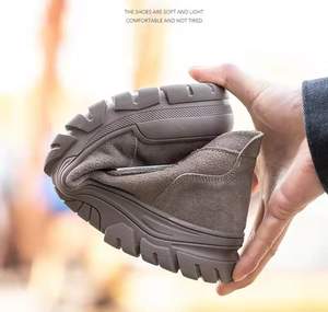 ZG A18 أحذية عالية الجودة من جلد الغزال والجلود والمطاط وحيد لحام بني الكاحل قطع أحذية السلامة لورشة العمل الصناعية - Product Image 3