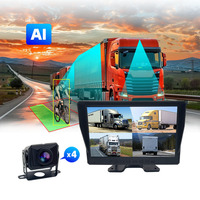 Wemaer BSD 24 volts Surround View système de moniteur de recul OEM personnalisable 4 canaux camion sauvegarde caméra arrière écran Kit DVR