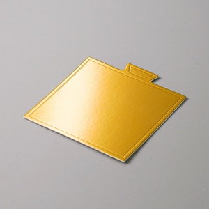 High Quality Mini French Dessert Board Customize Size Gold Cake Drum - Product Image 2