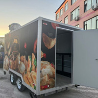 Remorque alimentaire tractable à utilisation facile, certifiée DOT FMVSS, en tôle galvanisée, pour la restauration commerciale et l'agriculture