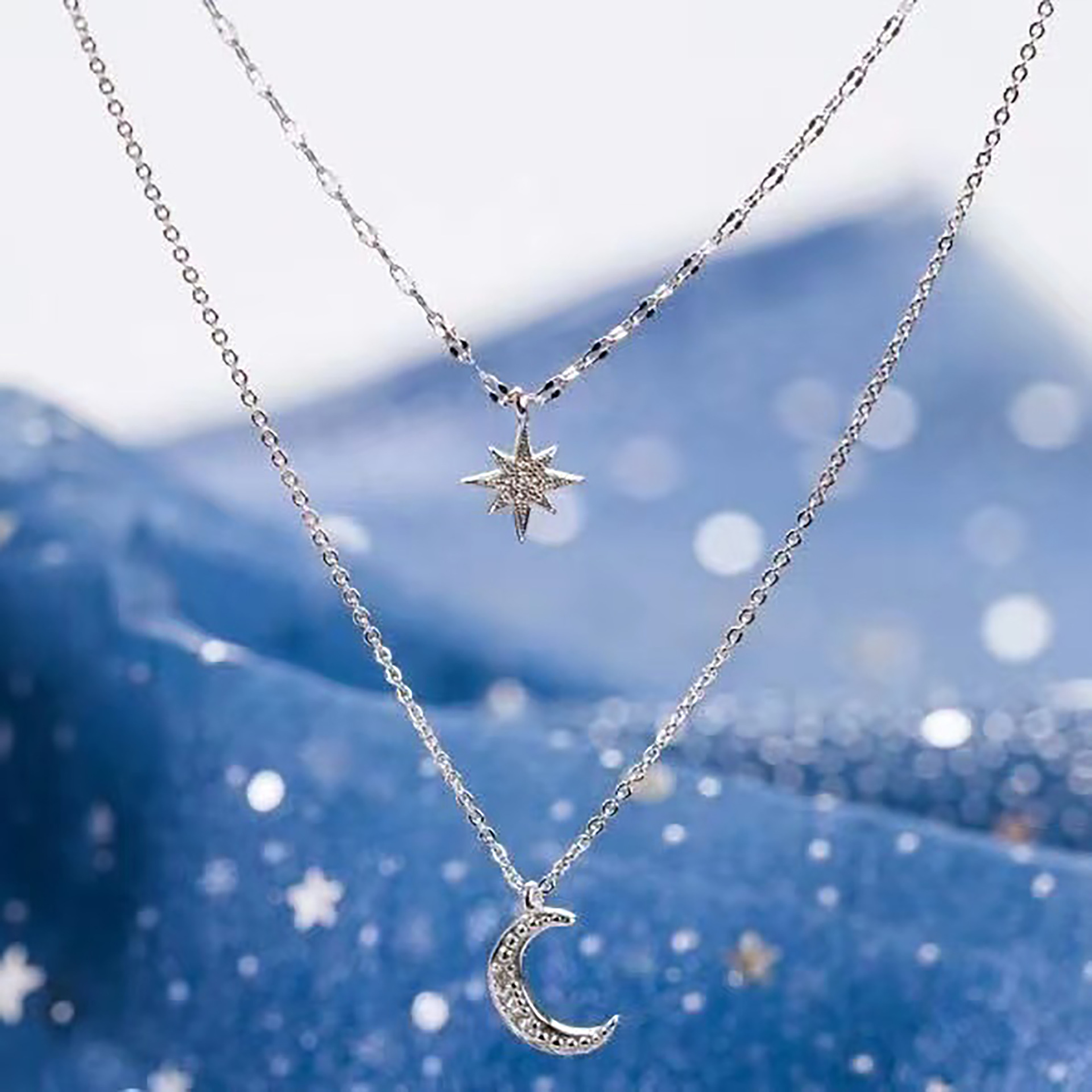 CHIEKO＋　LUNA double necklace chieko+ LUNA double necklace