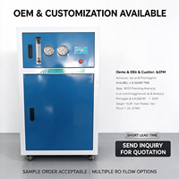 Machine de traitement d'eau par osmose inverse (RO) commerciale 600 GPD avec armoire et réservoir de stockage pour la purification de l'eau potable