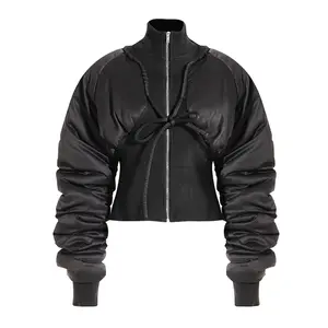 Новейшая Модная уникальная мотоциклетная зимняя теплая Женская одежда Женская пуховая куртка пуховик женские пальто