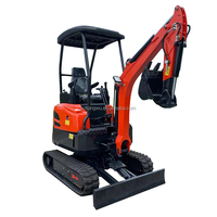 Mini-excavatrice de 2 tonnes, prix de vente de mini-excavatrice hydraulique, petite micro-excavatrice