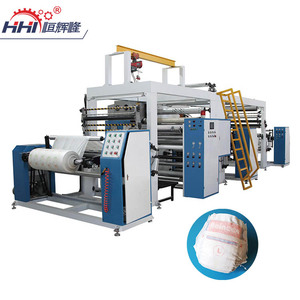 Industriel Guangzhou Bande <span class=keywords><strong>Dessin</strong></span>ée Jetable Adulte Couche-Culotte Bande Frontale Machine À Plastifier Pour Couches Bébé - Product Image 1