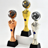 Trophée de pickleball personnalisé en résine polie, écologique, avec logo gravé, souvenir sportif