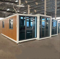 Maison conteneur modulaire certifiée, extensible, respirante, en acier, de 20 et 40 pieds, au design moderne, pour chambre d'hôtel ou logement secondaire, pour usage extérieur