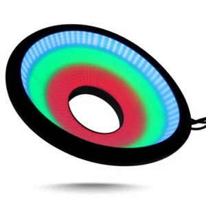 ไฟโดม LED RGB ปรับความสว่างได้ สำหรับเครื่องตรวจสอบอุตสาหกรรม แหล่งกำเนิดแสงสำหรับการมองเห็นด้วยเครื่องจักร มาตรฐาน IP65 แสงกระจาย - Product Image 1