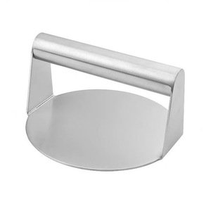 Presse à viande manuelle en acier inoxydable 430 d'origine du fabricant Outil de cuisine pour la cuisson des hamburgers et des gâteaux Plaque de presse à main - Product Image 5