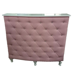 2019 último 3 años de garantía de estilo europeo rosa y blanco moderno recepción Mostrador de cajero - Product Image 1