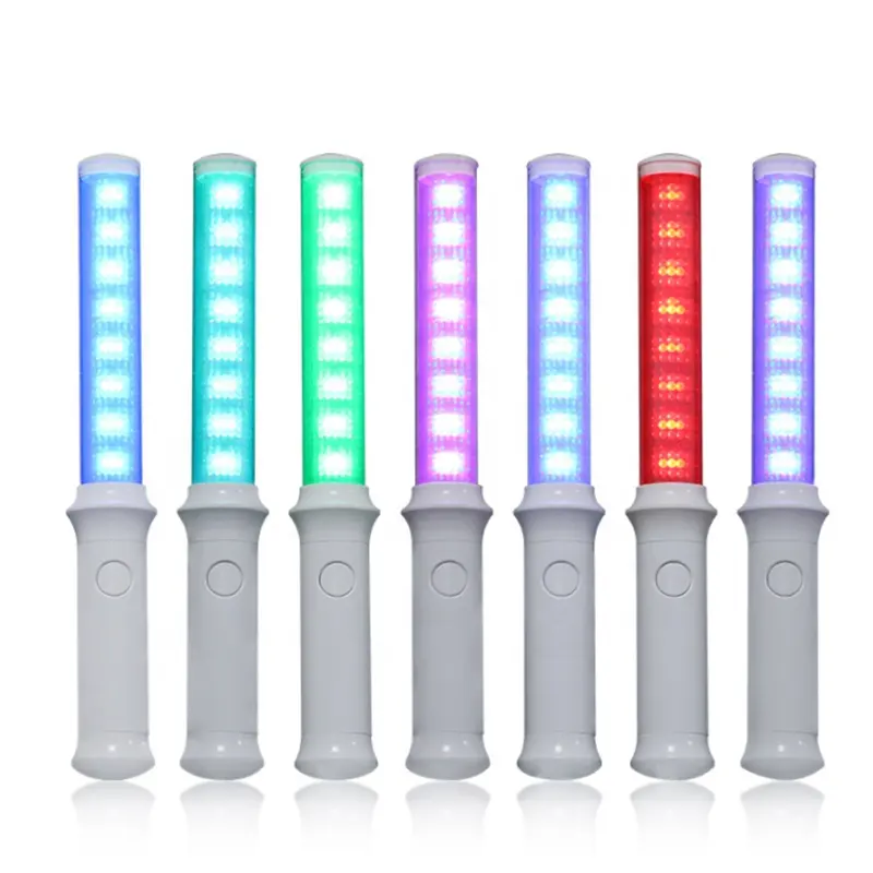 Tongkat Lampu Led Remote Kontrol, Tongkat Bercahaya Led untuk Konser Multi Warna Led Kedip Cahaya untuk Klub Malam Bar Acara Pesta