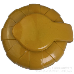 ฝาปิดถังน้ำมันโลหะผสมสังกะสีสีเหลืองสำหรับรถบรรทุกวอลโว่ แคตเตอร์พิลลาร์ ฮิตาชิ ดูซาน ซานี - Product Image 3