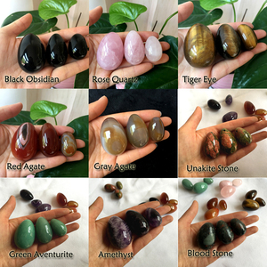 ไข่หยกตาเสือธรรมชาติ ไข่คริสตัลตาเสือสีเหลือง - Product Image 3