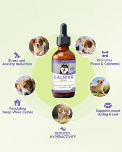 Aide à l'anxiété, au stress, à la douleur, à l'inflammation, à l'arthrite, gouttes de Caml à puissance maximale pour chiens et chats - Product Image 2
