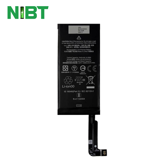 NIBT Rechargeable Li-ion Polymer Battery G025J-B 3.85V 3140mAh 12.15Wh Mobile Phone Battery for Google Pixel 4A
