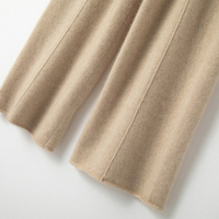Pull en cachemire 100% de haute qualité pour femme, col roulé, pull en cachemire pour femme, pantalon, ensemble deux pièces