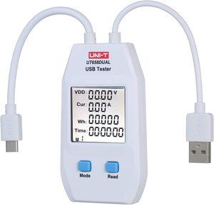 เครื่องทดสอบ USB รุ่น UNI-T UT658 ซีรีส์ดั้งเดิม สามารถตรวจจับอุปกรณ์ชาร์จไฟฟ้า เช่น สาย USB และสาย USB-C - Product Image 1