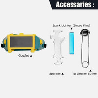 Kit de torche de coupe de soudage acétylène oxygène professionnel tenue de soudage et de coupe pour équipement essentiel de bouteille de gaz