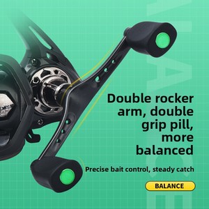 <span class=keywords><strong>Moulinet</strong></span> de pêche spinning Comelon à double manivelle, longue portée, micro-prise, pour eau salée, avec manivelle équilibrée, pour gaucher, <span class=keywords><strong>moulinet</strong></span> à <span class=keywords><strong>calamar</strong></span> - Product Image 2