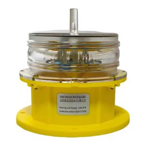 Feu de signalisation aéroportuaire et maritime solaire pour cheminée et obstruction aérienne - Product Image 1