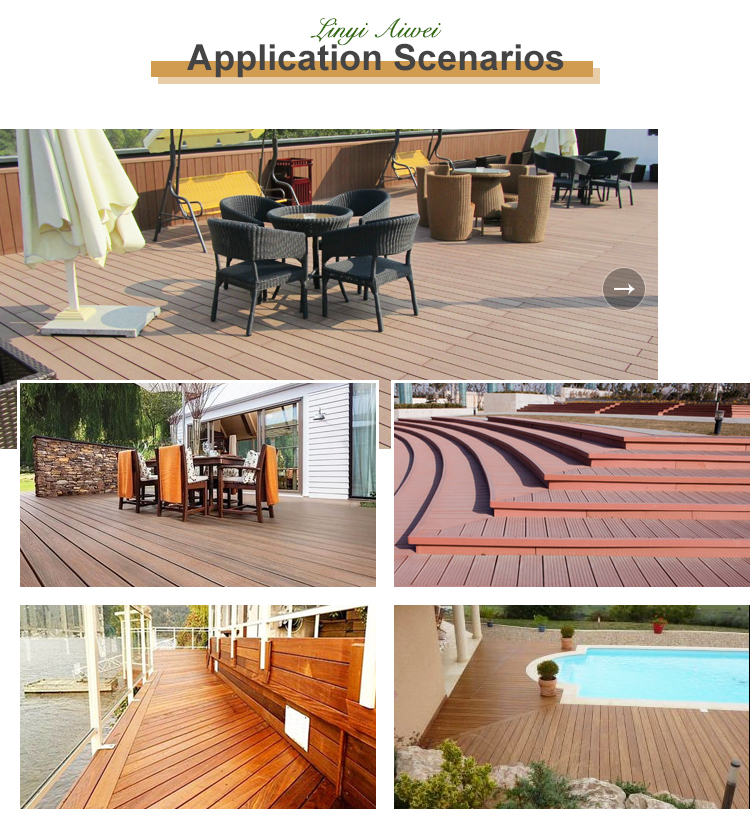 Outdoor composite decking WPC composite decking Outdoor flooring(图7)