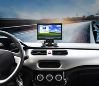 Monitor USB VGA de 7 pulgadas LCD para coche, monitor de PC, TV, AV, pantalla portátil para computadora con altavoz MP5, compatible con entrada de video VGA, BNC y tarjeta SD