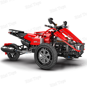 Mould King 23010 Motocicleta de Tres Ruedas con Motor, Triciclo de Ensamblaje DIY, Juguetes y Regalos para Niños, Sets de Bloques de Construcción - Product Image 1