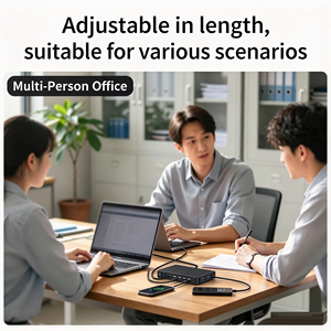 อะแดปเตอร์ชาร์จเร็วแบบพกพา 560W รุ่นบางเฉียบ ช่องเสียบ USB-C หลายพอร์ต พร้อมหน้าจอแสดงผล - Product Image 5