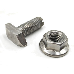 Acoplador de andamio de cabeza cuadrada de acero inoxidable m6-m20, Perno de cabeza de martillo, tornillos de ranura en T - Product Image 4