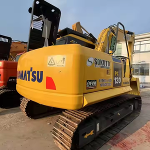 Máquina de movimiento de tierras Komatsu Pc130 usada de calidad perfecta, excavadora de 13 toneladas de bajo precio con motor de núcleo y motor en stock - Product Image 6