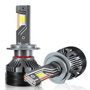 Ampoules de phares LED H4 super lumineuses 200W, triple tube en cuivre, éclairage automobile H1 H3 H4 H7 H11 HB3 HB4, phares LED - Product Image 4