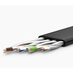 Che chắn FTP <span class=keywords><strong>SFTP</strong></span> cat6a CAT7 phẳng vá dây rj45 dây ethernet che chắn đồng Phẳng vá cáp 1m 2m 3m 5m 10m 15m jumper - Product Image 2