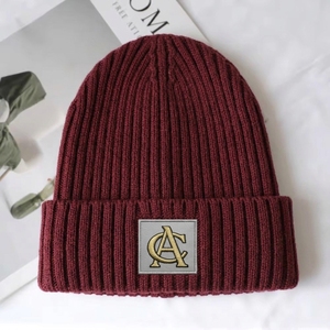 Custom Embroidered <strong>Wool</strong> Blend Character Cartoon Letter Travel Slouchy Cap Winter <strong>Beanie</strong> <strong>Hats</strong> for Men - Product Image 2