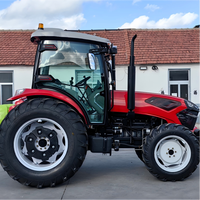 Tracteur agricole chinois 4x4 avec moteur diesel Euro 5 CE EPA, Weichai 100 CV, transmission par engrenages, haute sécurité, pour travaux agricoles