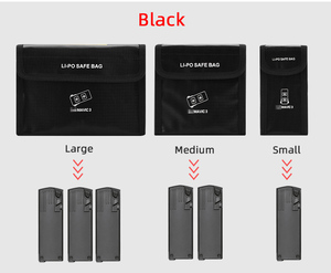 Огнестойкая сумка для хранения литиевых аккумуляторов для дронов Air <span class=keywords><strong>3</strong></span> и Mavic <span class=keywords><strong>3</strong></span>, эксклюзивная разработка, защита от взрыва - Product Image 4
