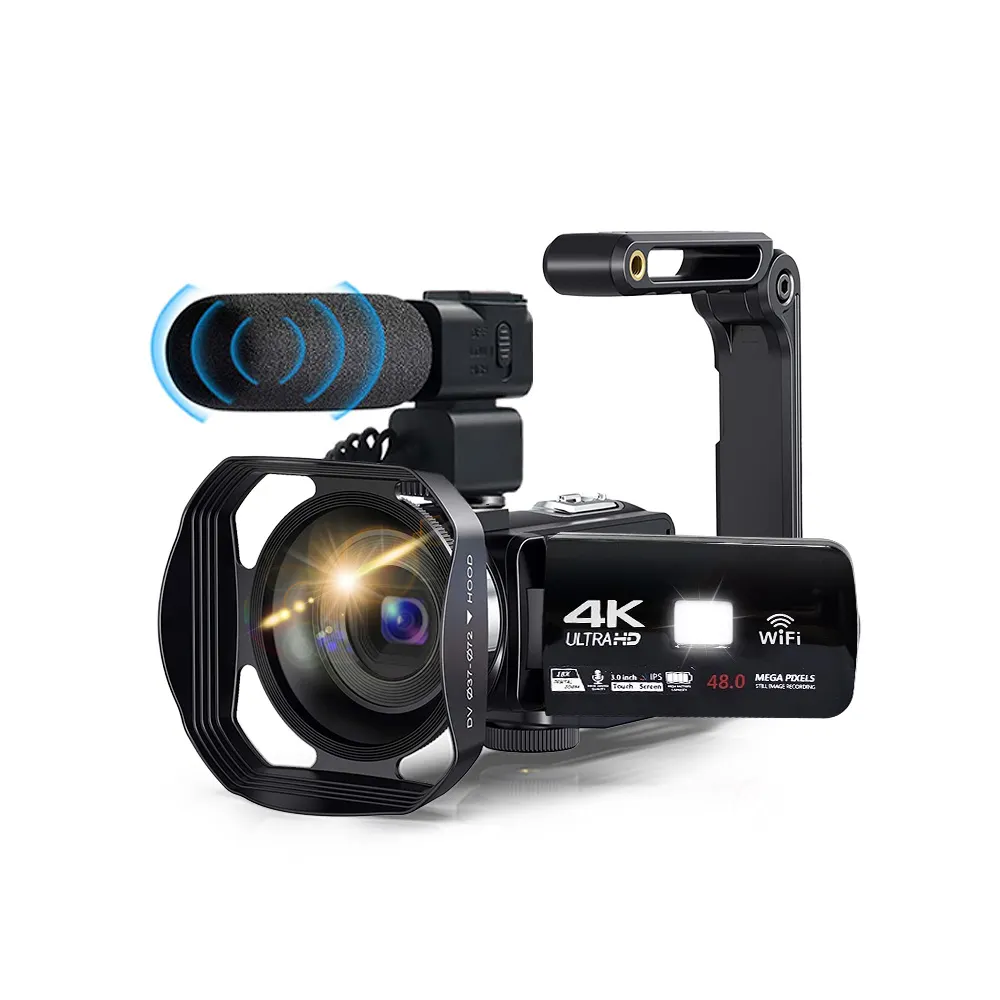 카메라 브이 로그 Eis 전체 사진 및 비디오 카메라 4K 방송 라이브 스트림 브이 로깅 카메라 Youtube Dslr