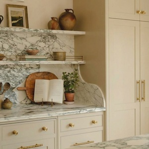 Solid Brass Cabinet Handle Ribbed Texture <strong>Gold</strong> <strong>Drawer</strong> <strong>Pull</strong> Industrial Kitchen Hardware Wardrobe Dressing Case Long Bar Levers - Product Image 4