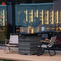 Fournitures de jardin de Restaurant meubles en rotin Offre Spéciale Table moderne foyer
