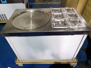 Machine à glace roulée populaire pour la restauration rapide, machine commerciale à glace frite, machine à glace roulée thaïlandaise à faible bruit - Product Image 1