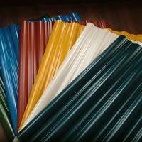 Lembaran Atap Logam Harga Murah Kualitas Tinggi 0.4 0.5mm Lembaran Baja Galvanis Bergelombang